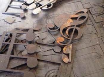 Le note di Gualdi danno vita a una scultura 