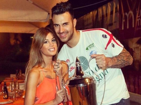 La miss sassarese Manuela Galistu accanto al fidanzato Brian Sacchetti