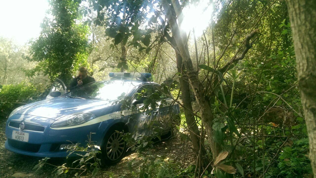 Raid di auto sul Colle etrusco