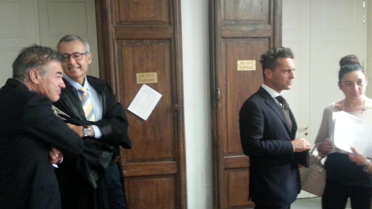 Giuseppe Grieco (secondo da sinistra) e a destra Luca Innocenti e Ilaria Poli