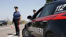 Carabinieri durante un controllo