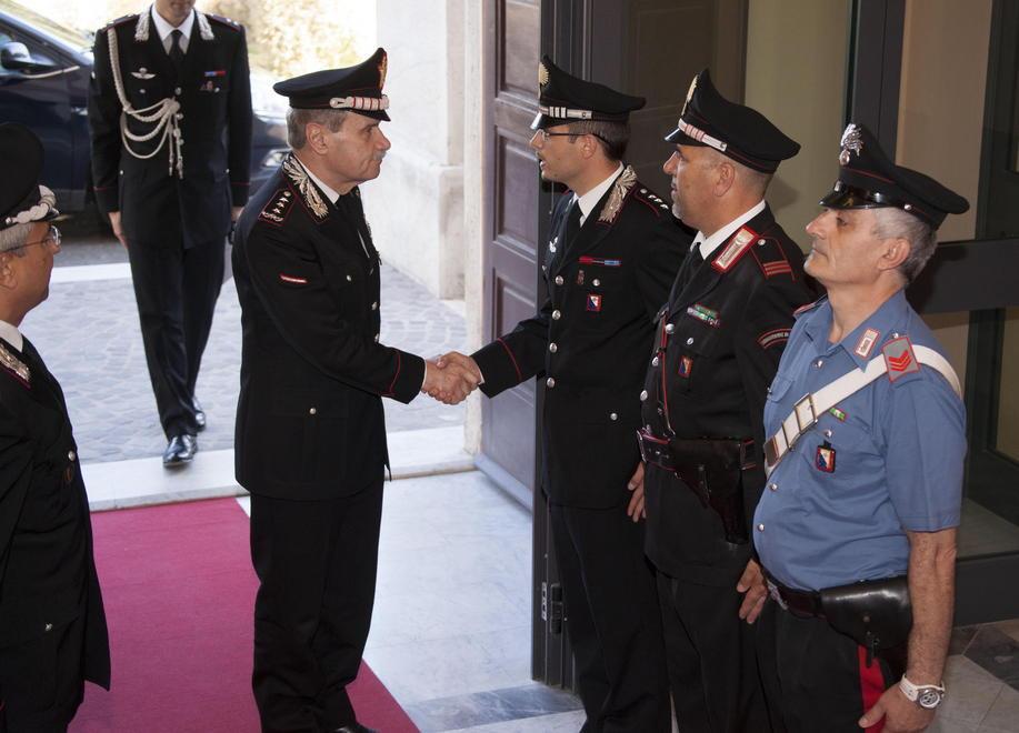 Il generale Giuliani in visita a Grosseto