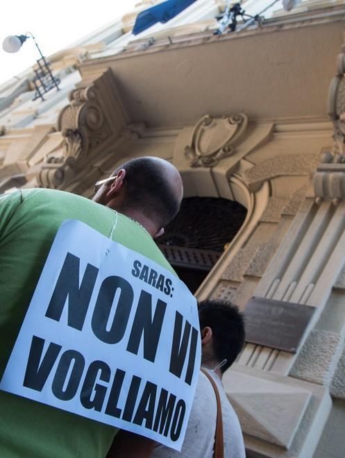 Trivelle Saras, sit-in davanti al Tar 