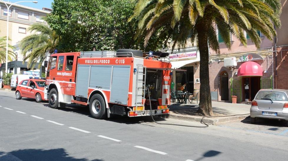 Principio di incendio da 140 grammi
