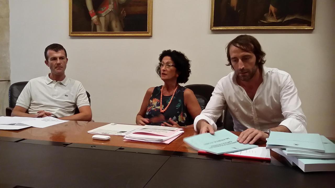 Da sinistra Giorgio Silli, Rita Pieri e Alessandro Giugni