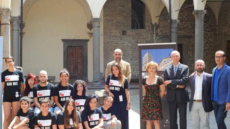 Gli studenti del Liceo artistico Petrocchi con Cavicchio, Pastacaldi, Leporatti e Tempestini