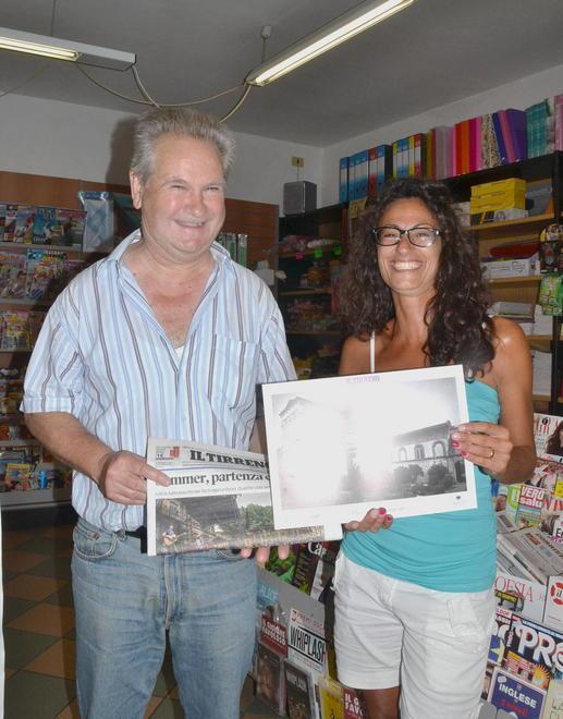 Castelnuovo ferita dopo un anno di bombardamenti 