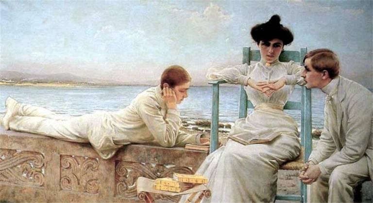 Impariamo da una signora in abito bianco