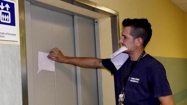 Ascensore “scivolato” sopralluogo sulle cause