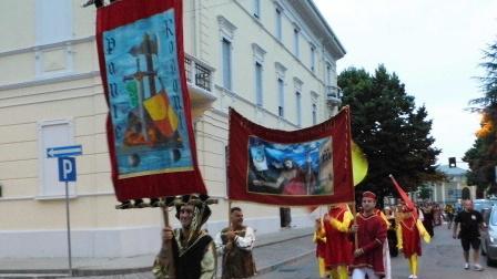 Il Palio in piazza a Bondeno per la seconda serie di gare