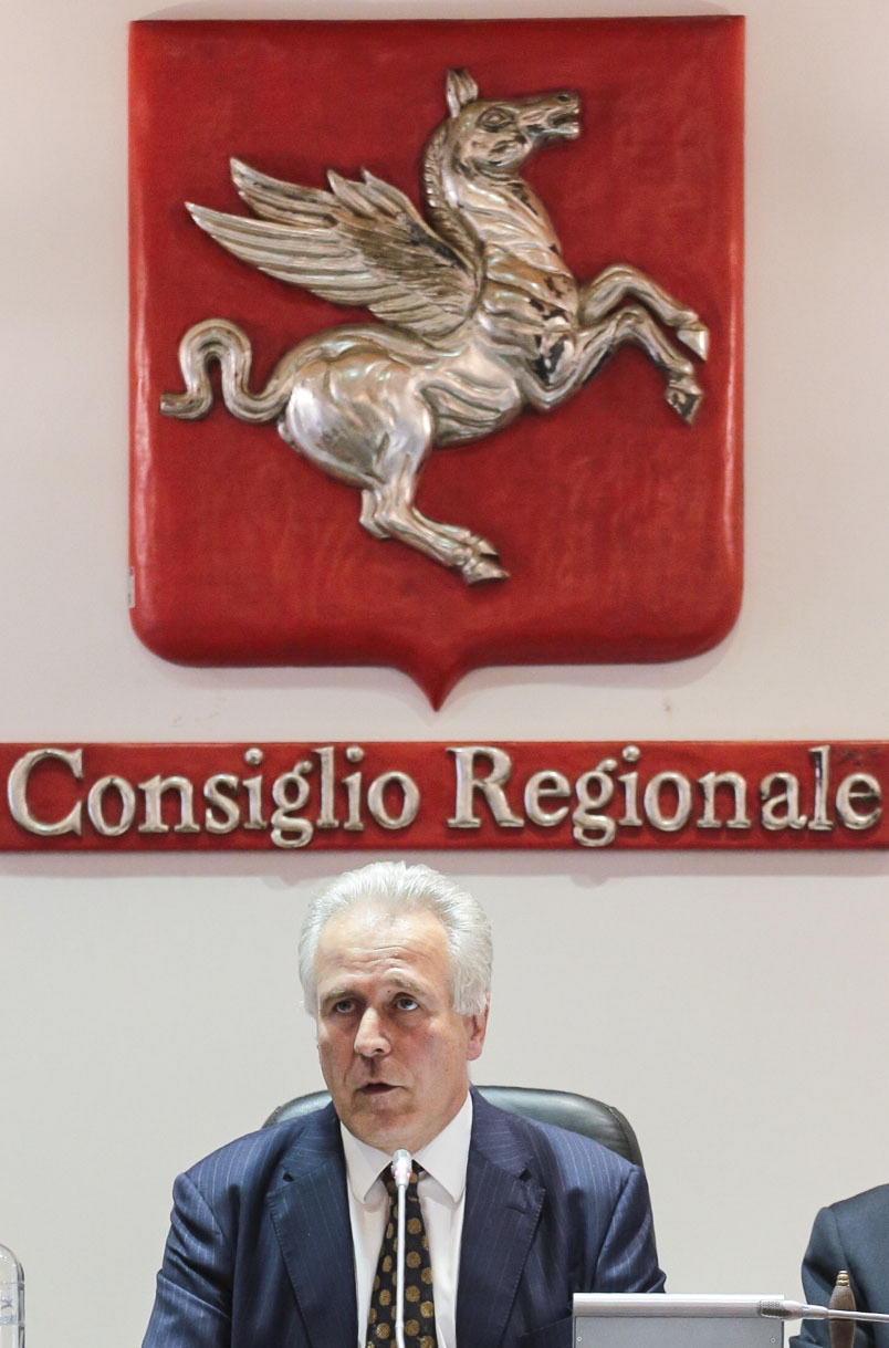 Il presidente del consiglio regionale Eugenio Giani