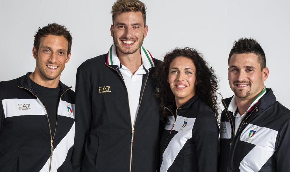 Nadia Centoni testimonial di Armani per le Olimpiadi