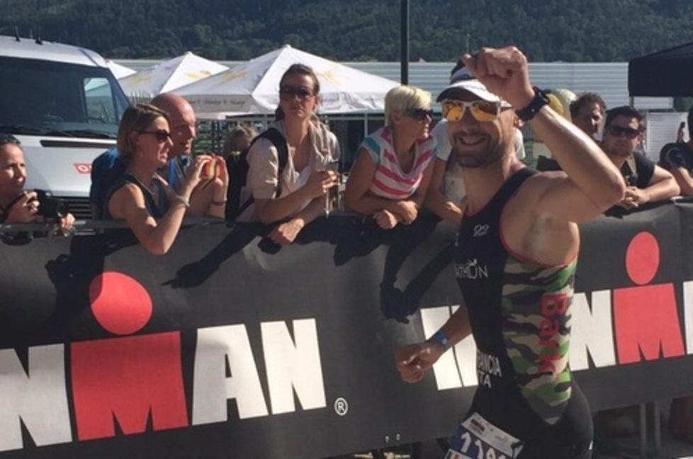 Luca Francia super a Klagenfurt: ora è diventato un vero Ironman