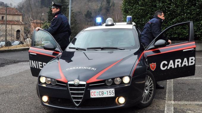 Un controllo dei carabinieri