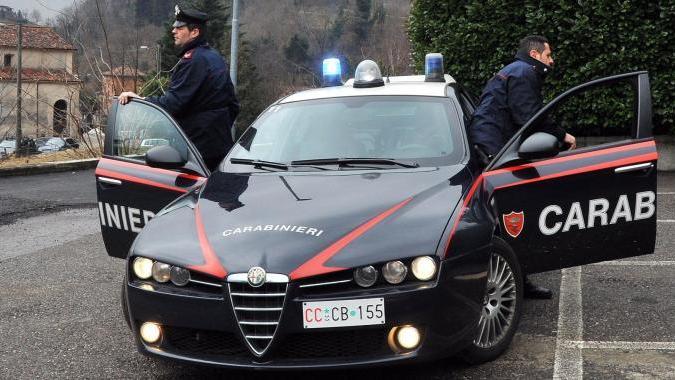 Un controllo dei carabinieri