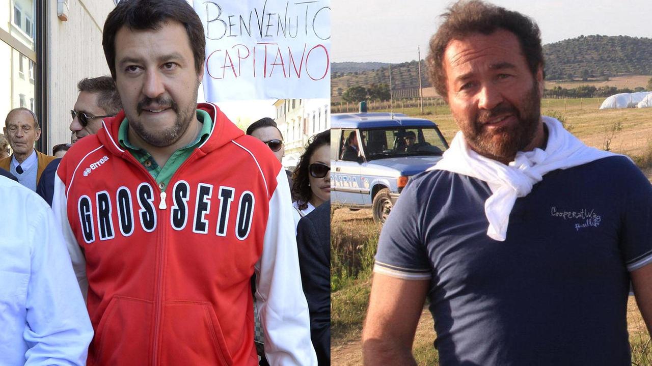 Matteo Salvini e Luigi Bellumori