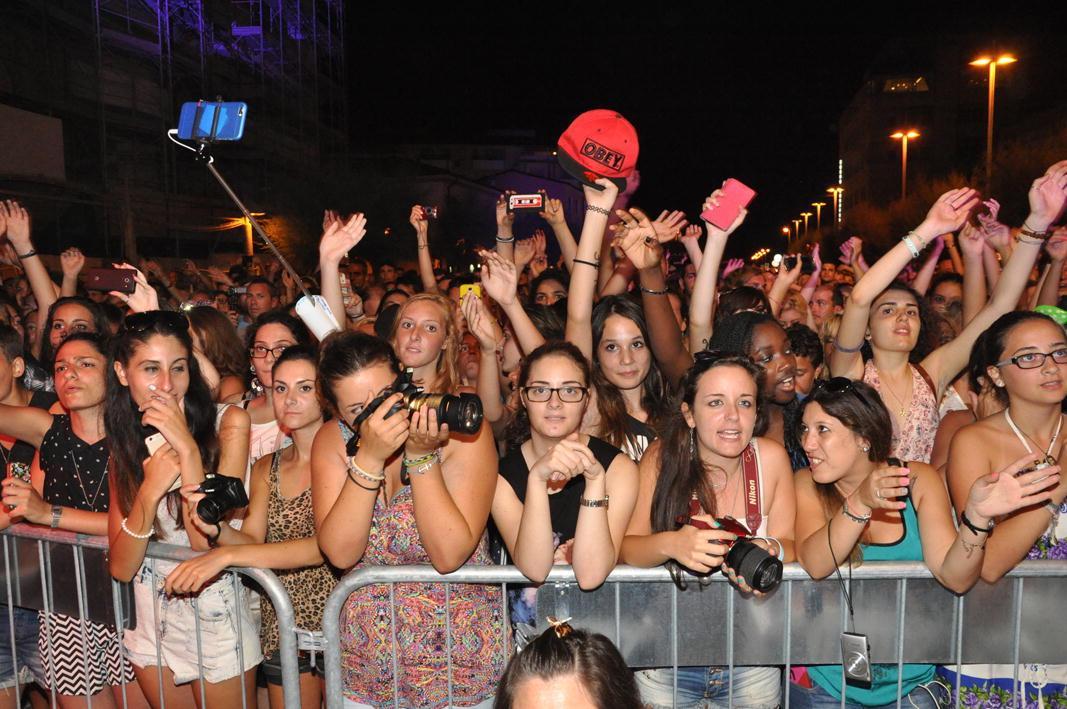 Il pubblico al Festival Admo di Marina di Cecina