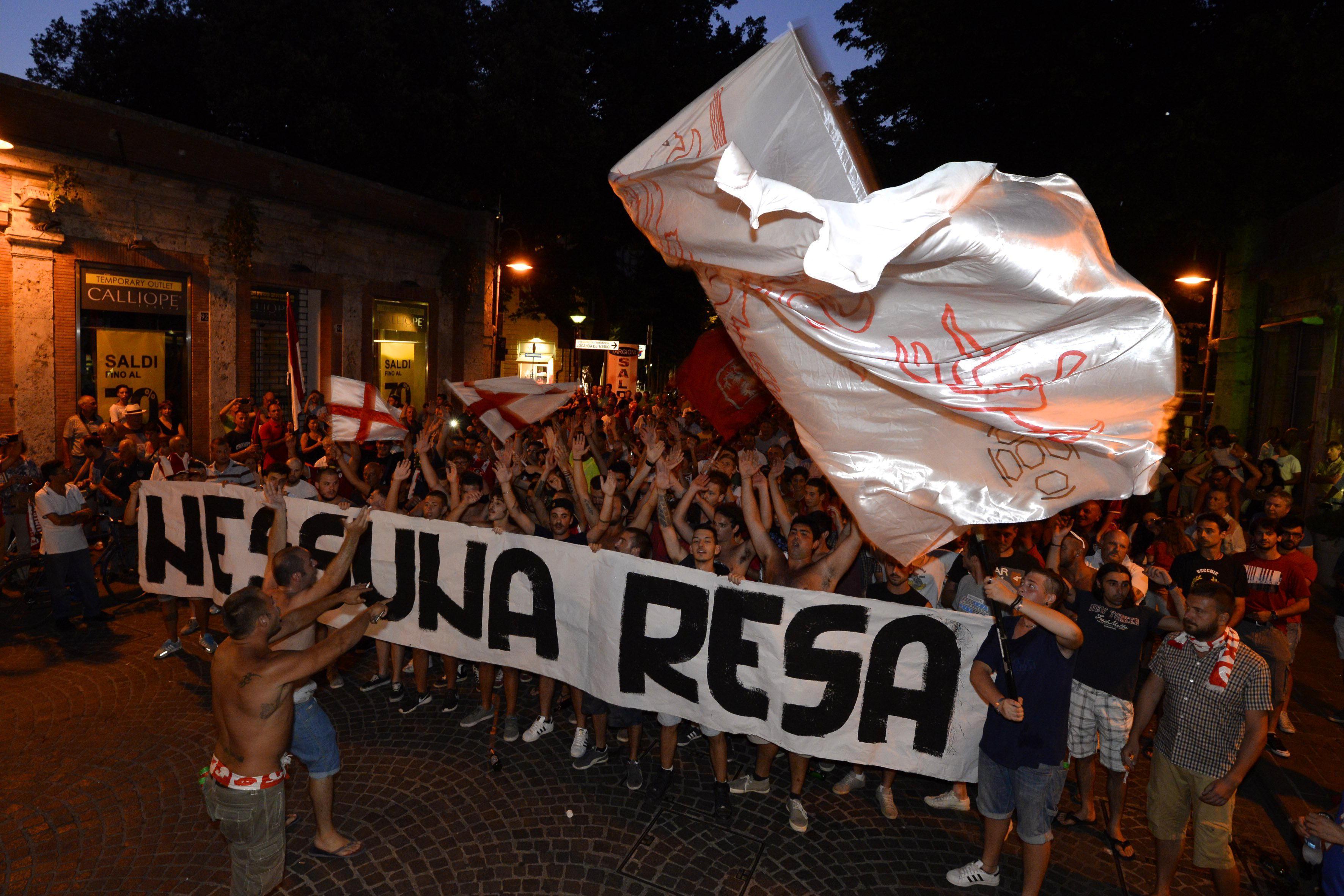 Un momento del corteo (foto Bf)