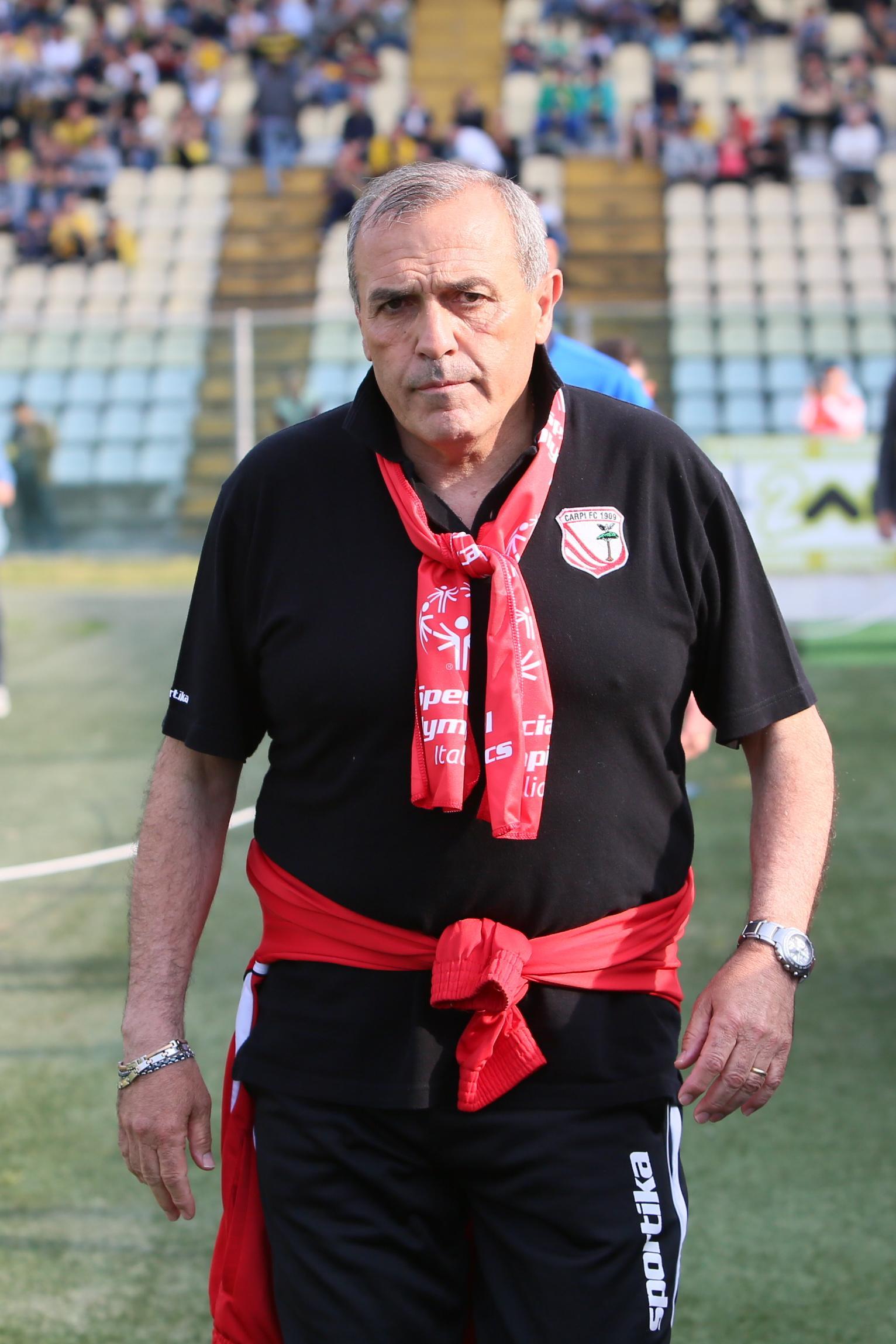 Fabrizio Castori, allenatore del Carpi