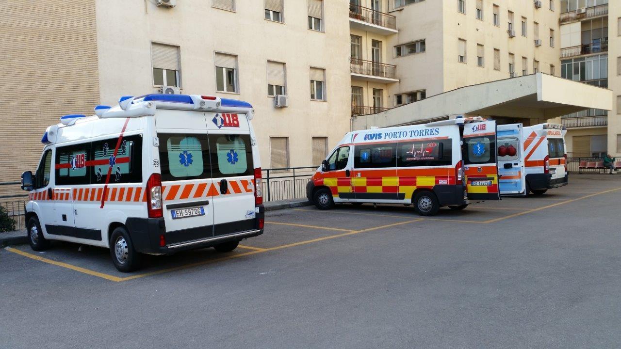 Il pronto soccorso dell'ospedale civile di Sassari