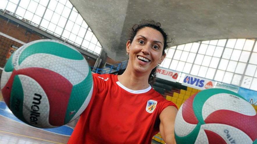 Simona Rinieri al camp del Riotorto Volley