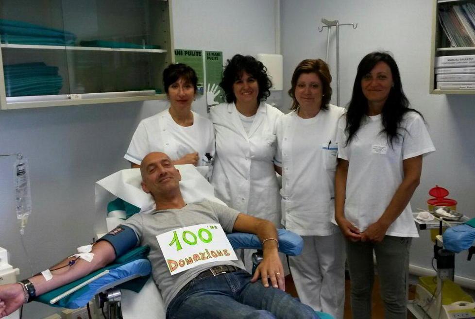 Cento donazioni di sangue L’Avis ringrazia Gianluca