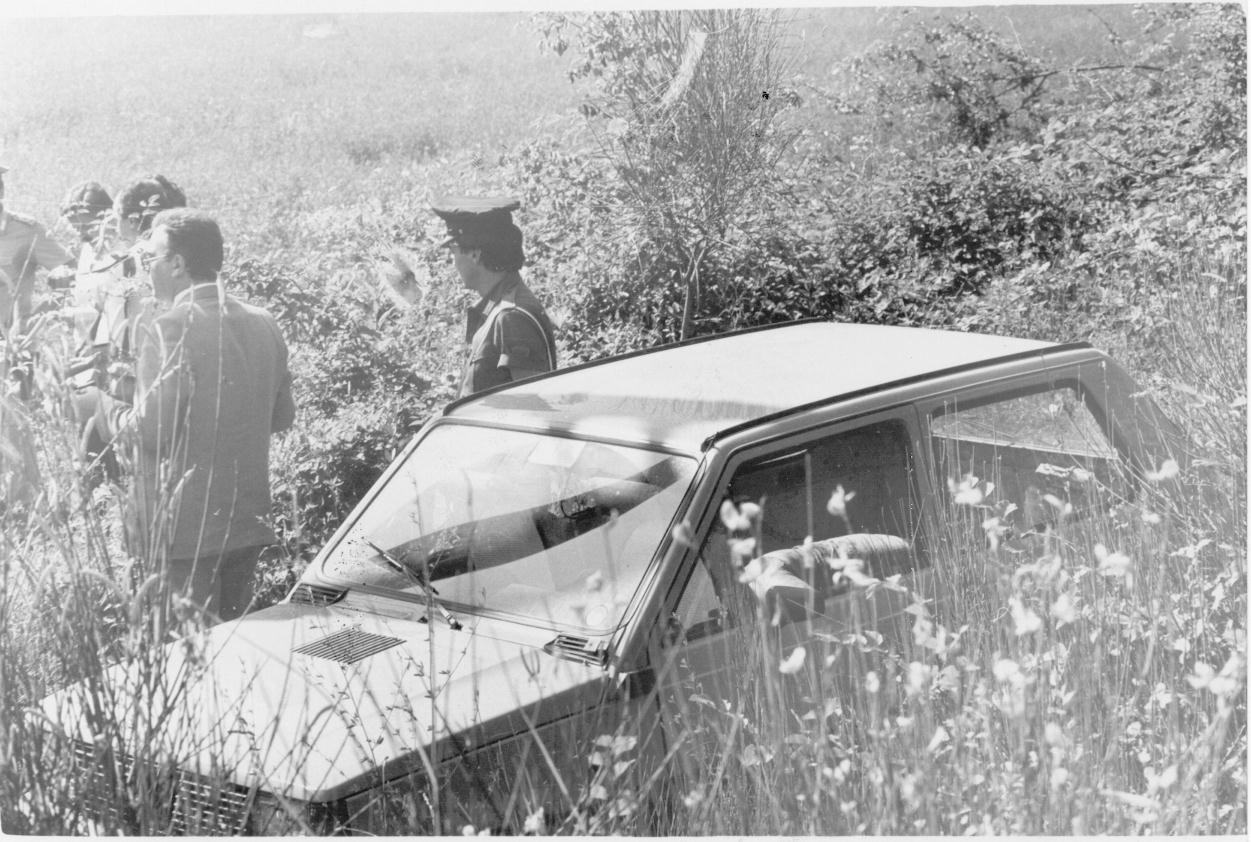 La scena di uno dei delitti delle coppiette