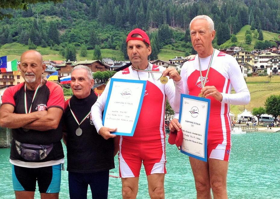 Canoa, tre titoli per la Canottieri Arno 
