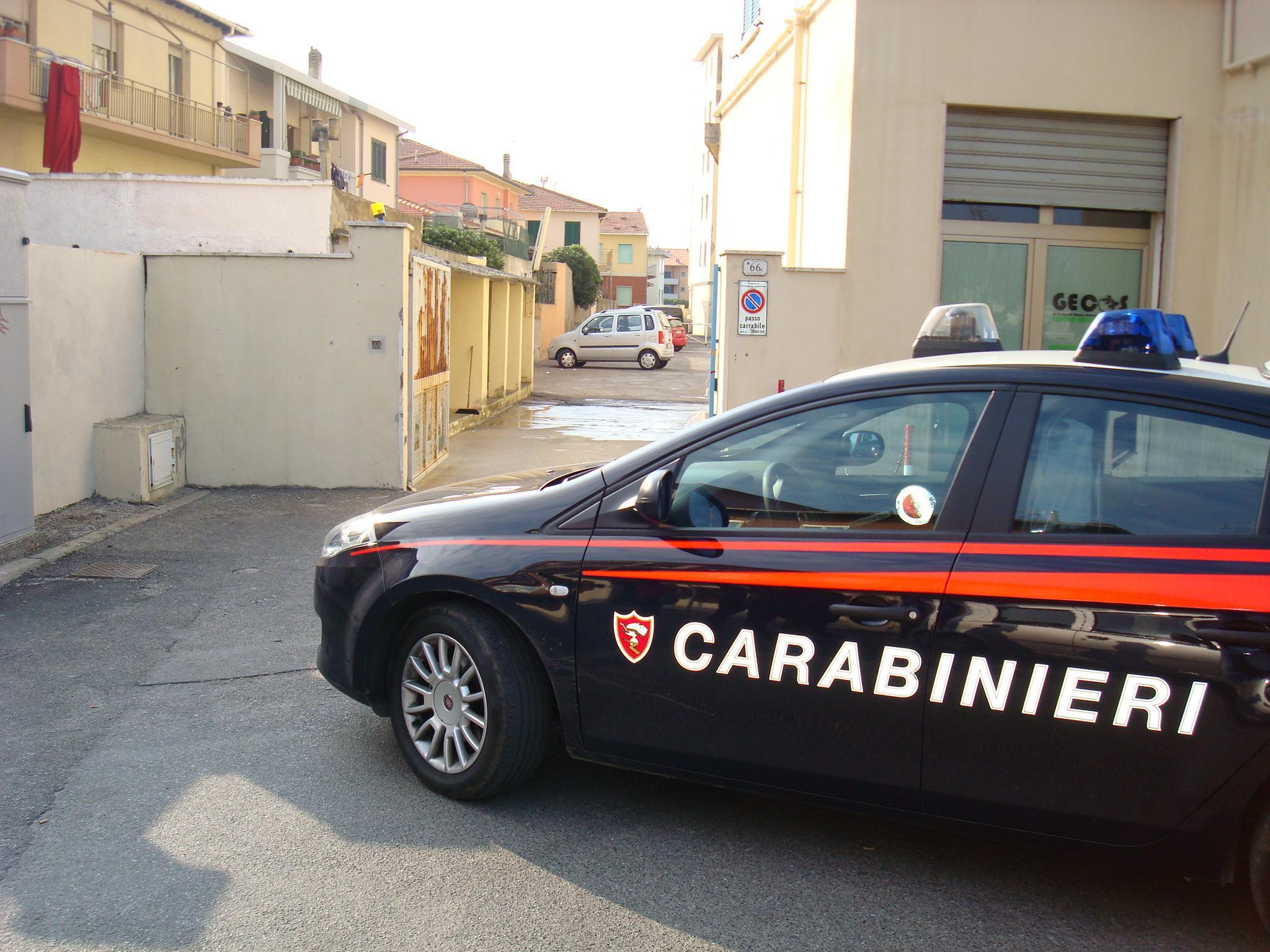 Un angolo del lungomare di Rosignano, vicino ai danneggiamenti