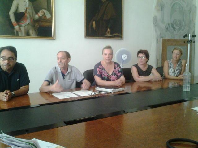 Da sinistra Michele Mezzacappa, Luigi Biancalani, Vania Mariotti e Martina Romano  