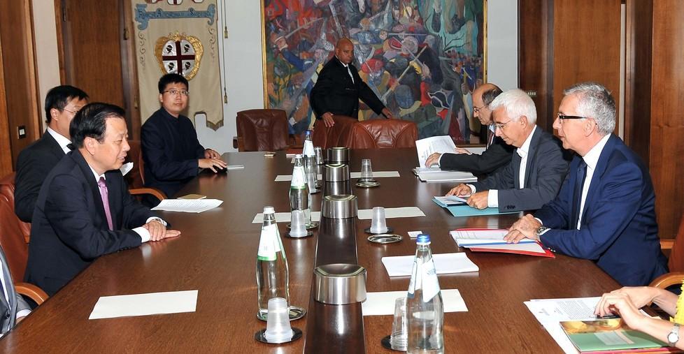 L’ambasciatore cinese in Regione 