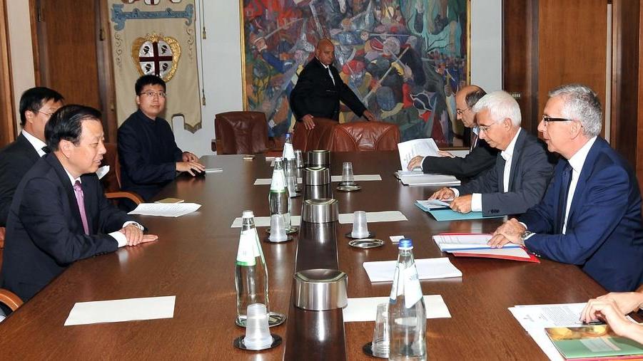 L’ambasciatore cinese in Regione