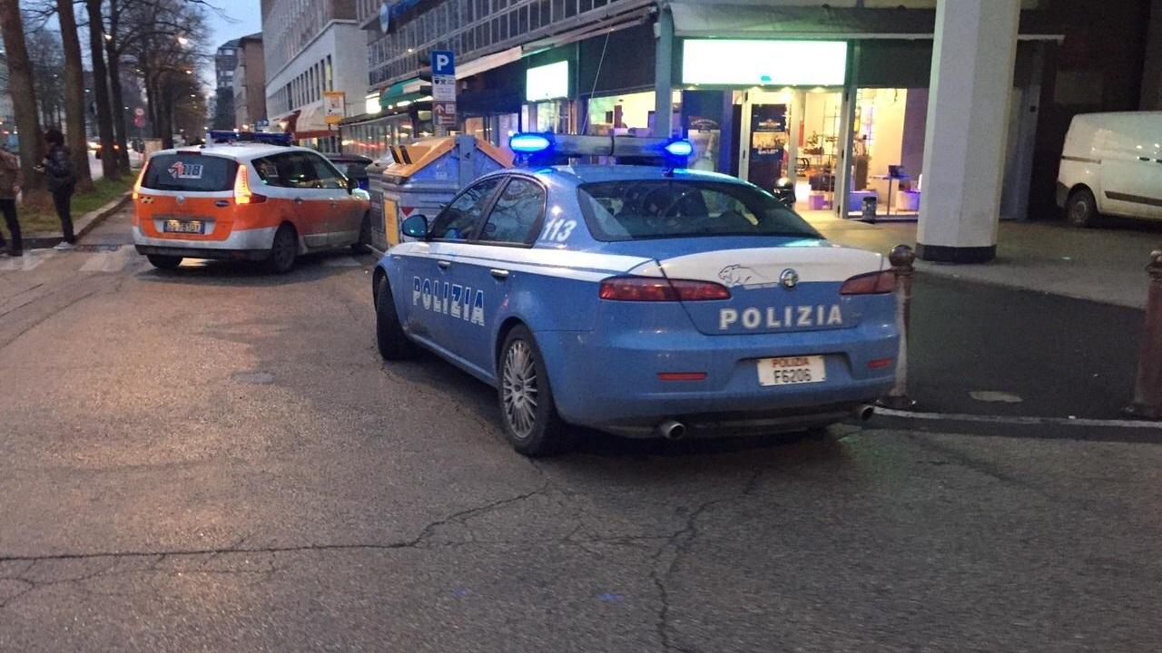 Un intervento della polizia
