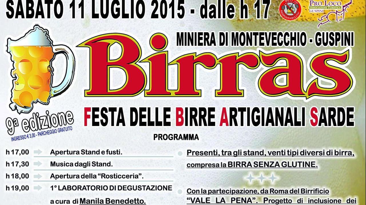 A Montevecchio "Birras" la festa delle "bionde" made in Sardinia 