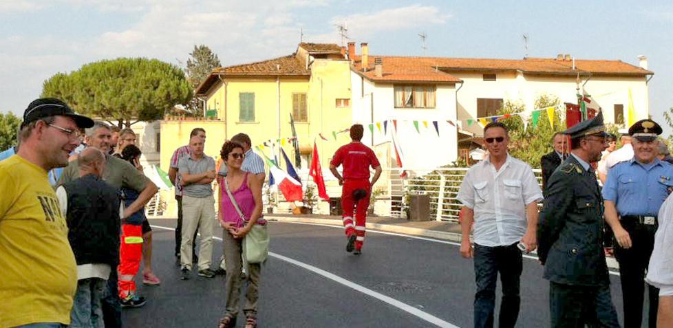 Festa grande per il battesimo del nuovo ponte sull’Egola 