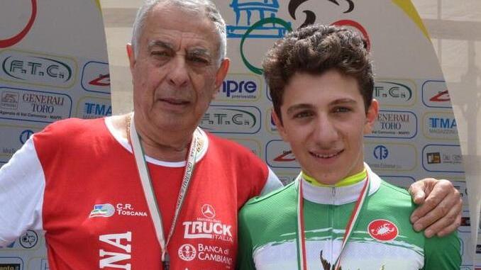 Della Santa con gli allievi agli assoluti
