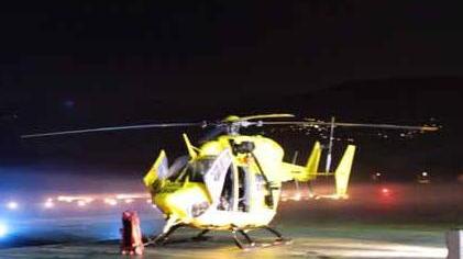 L’elisoccorso atterrerà anche di notte