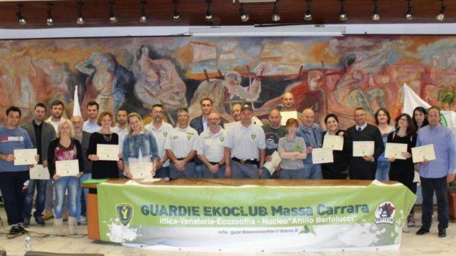 In Comune diplomate venti nuove guardie zoofile