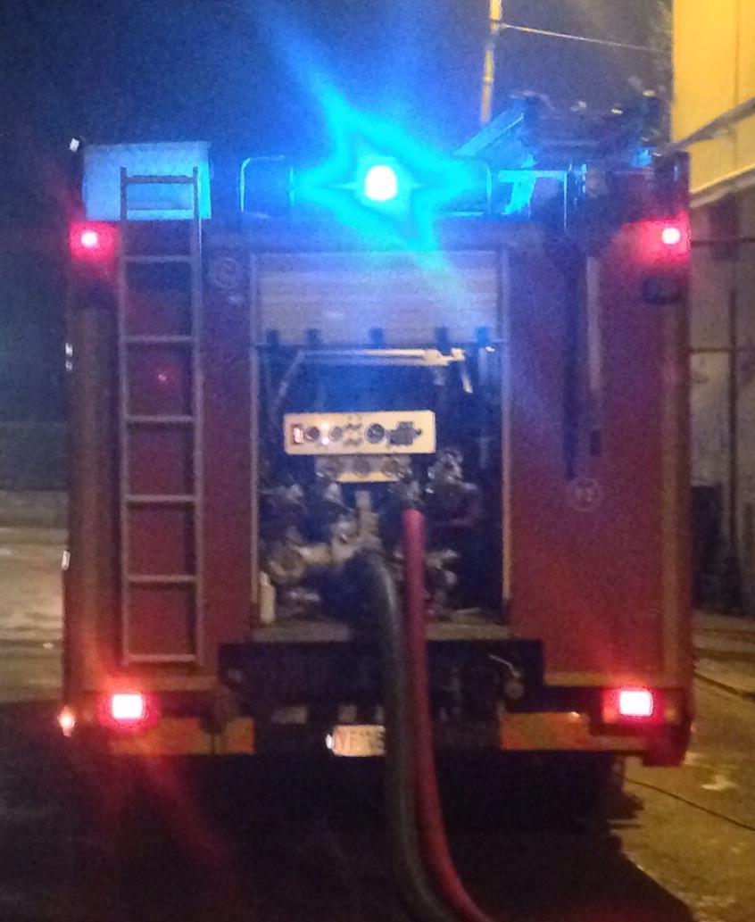 I vigili del fuoco intervenuti a Vernio