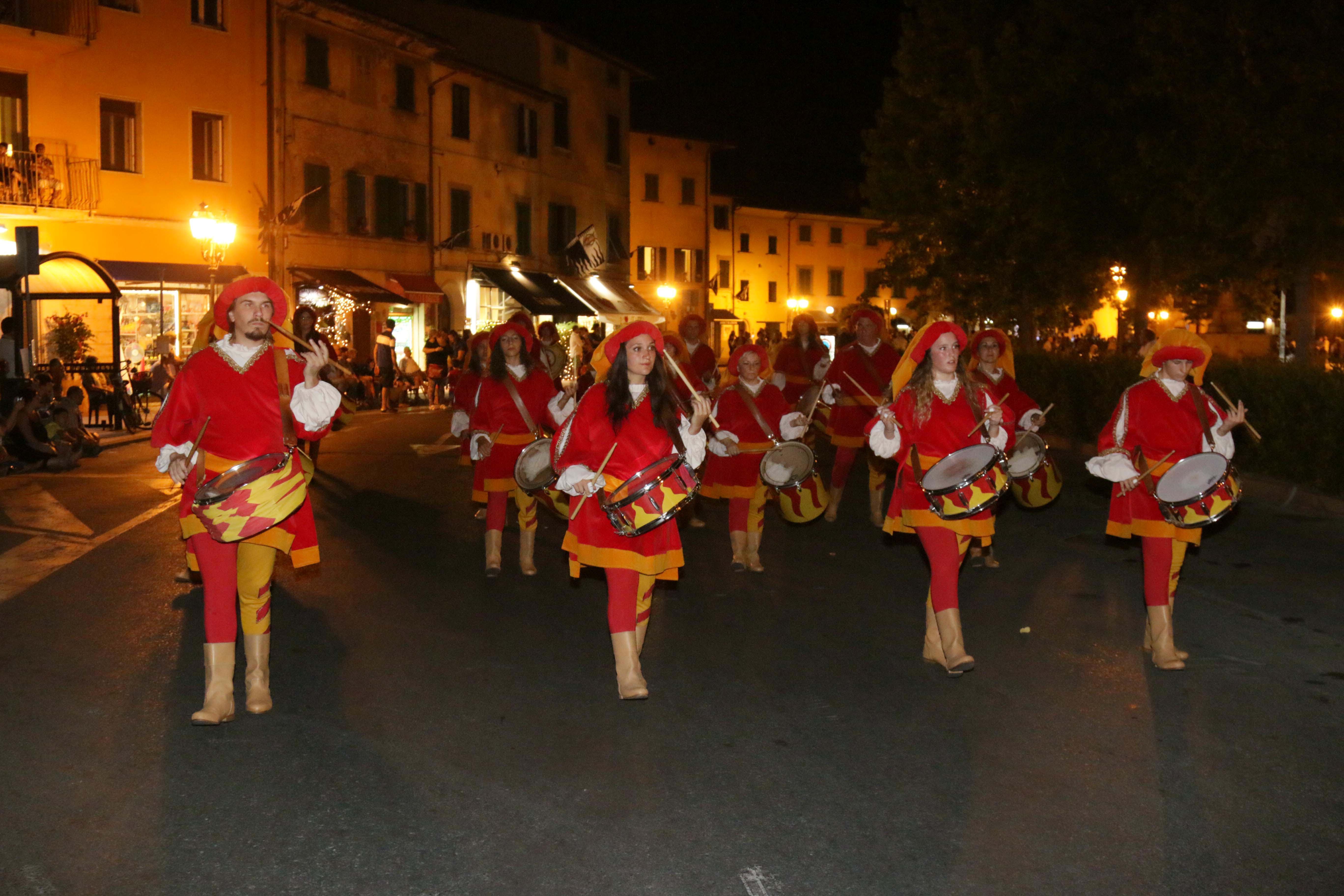 Un momento del corteggio storico