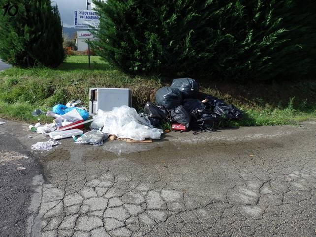 Solo sei multe al mese ai furbetti della spazzatura 