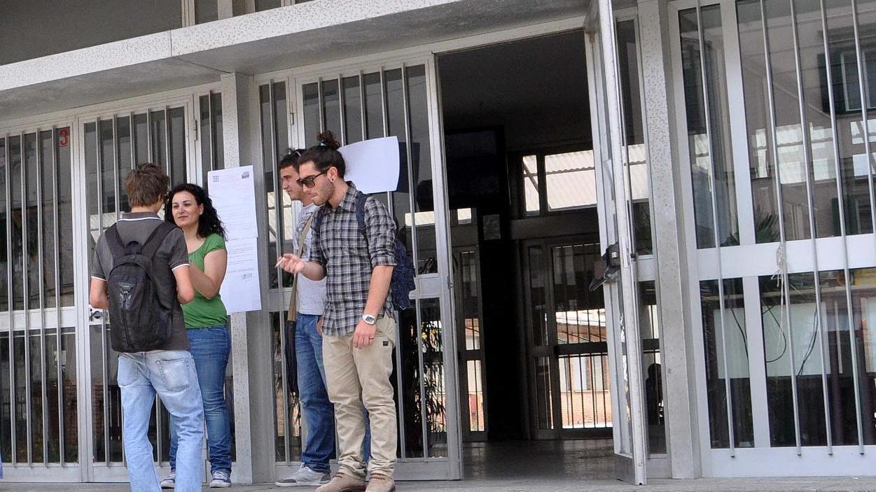 L'ingresso dell'Istituto tecnico industriale