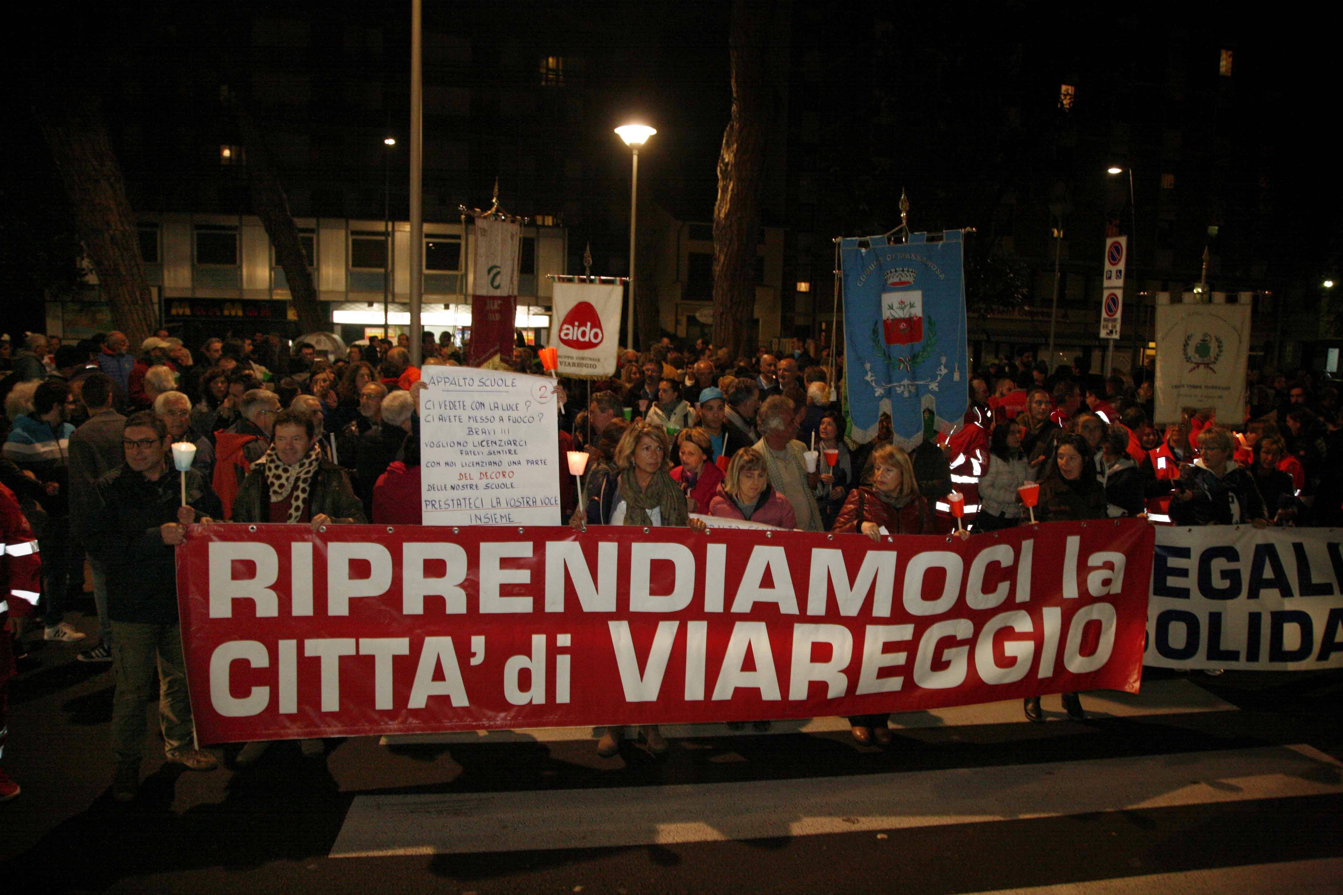 Un corteo per la legalità promosso dalla Cgil