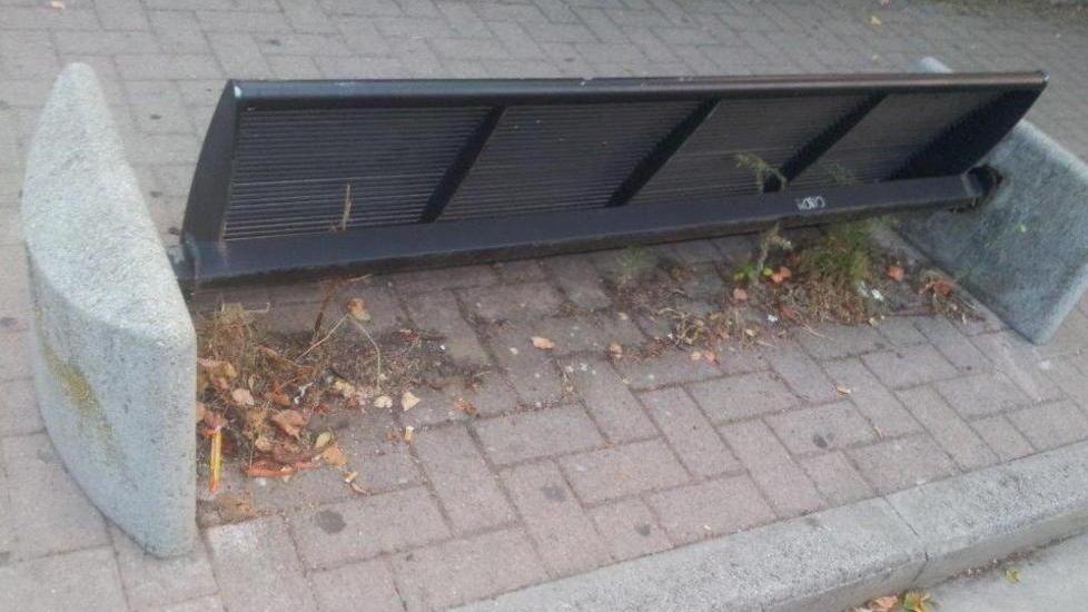 Degrado e rifiuti abbandonati nei parchi