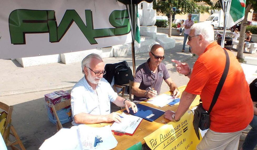 Stamani a Villamarina il presidio contro la riforma