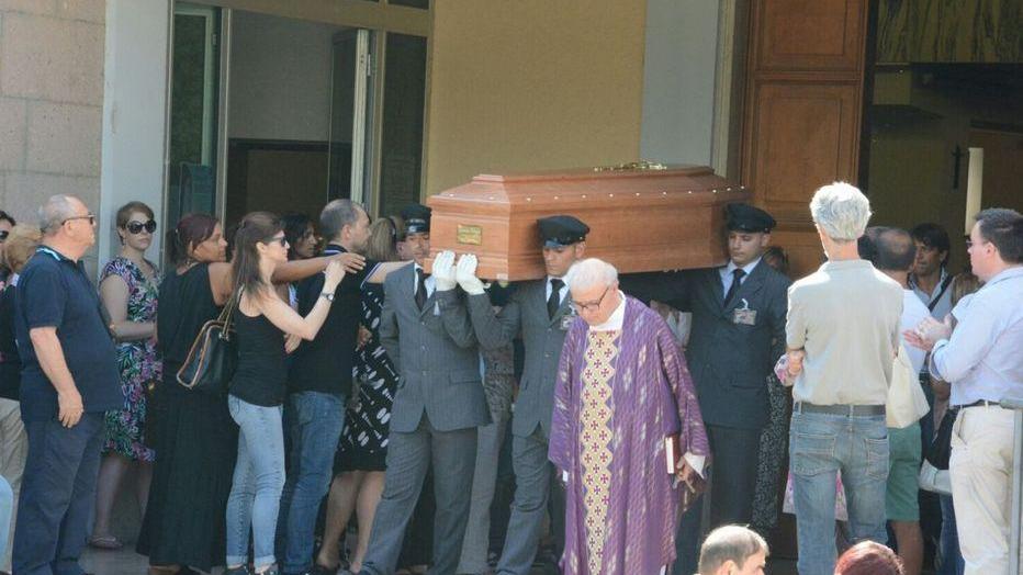 Folla di amici e parenti ai funerali di Fabrizio Gastaldi