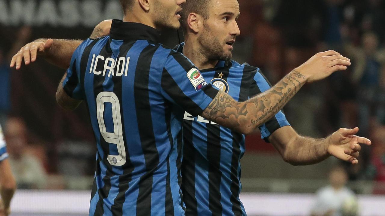 Icardi e Palacio, stelle dell'Inter