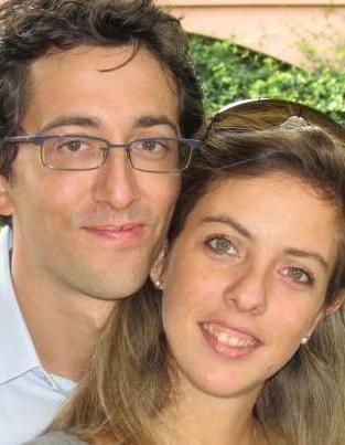 Cristian Brambilla con la moglie Elisa Chiricò