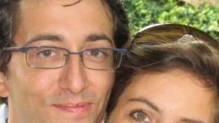 Cristian Brambilla con la moglie Elisa Chiricò