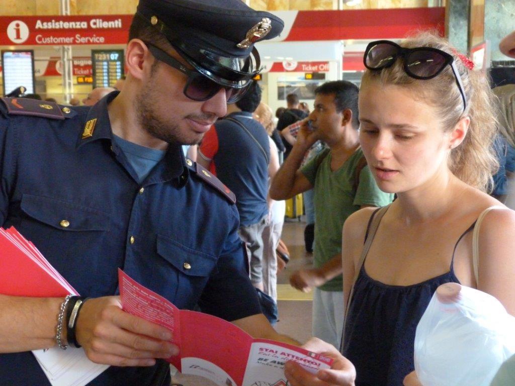 Trenitalia lancia la campagna contro i furti sui treni